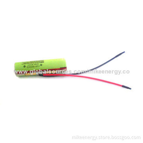 Li-ion Battery Pack with CGR18650CG Cell, PCM and 2,250mAh Capacity